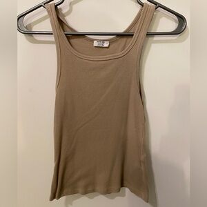 💙Ardene Beige Ribbed Tank Top